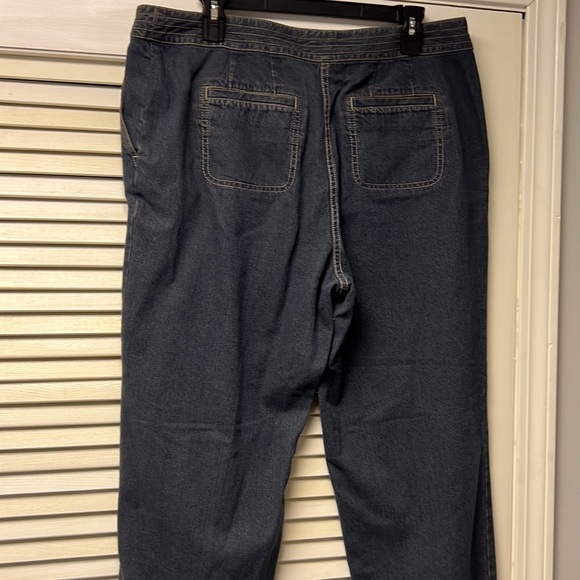 J. Jill 16 tall denim crop pants - Picture 3 of 3